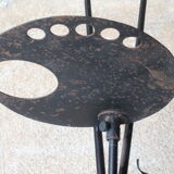Floor lamp "painter's palette" 50s with 2 arms of light