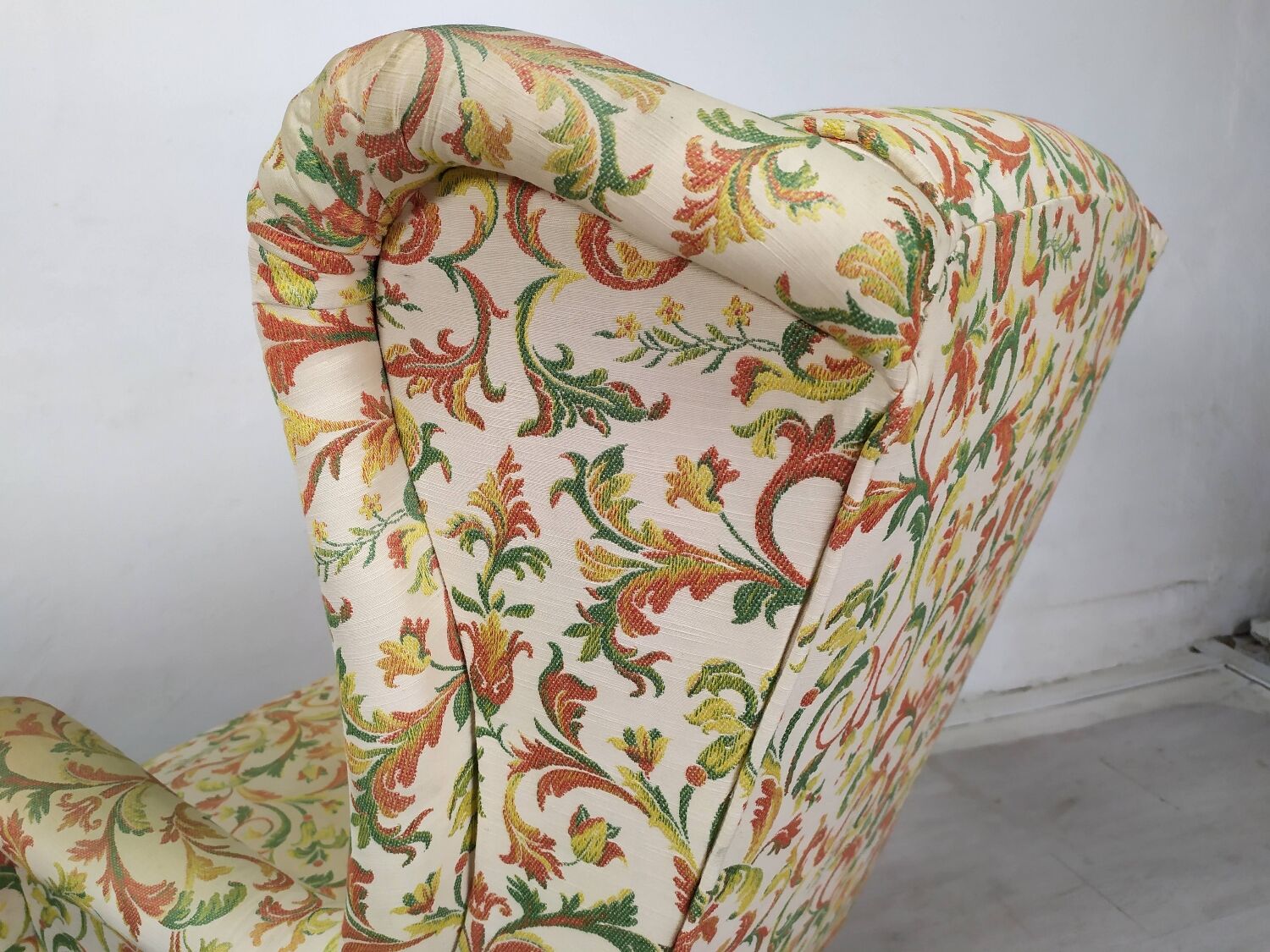 Pair of armchairs with ears