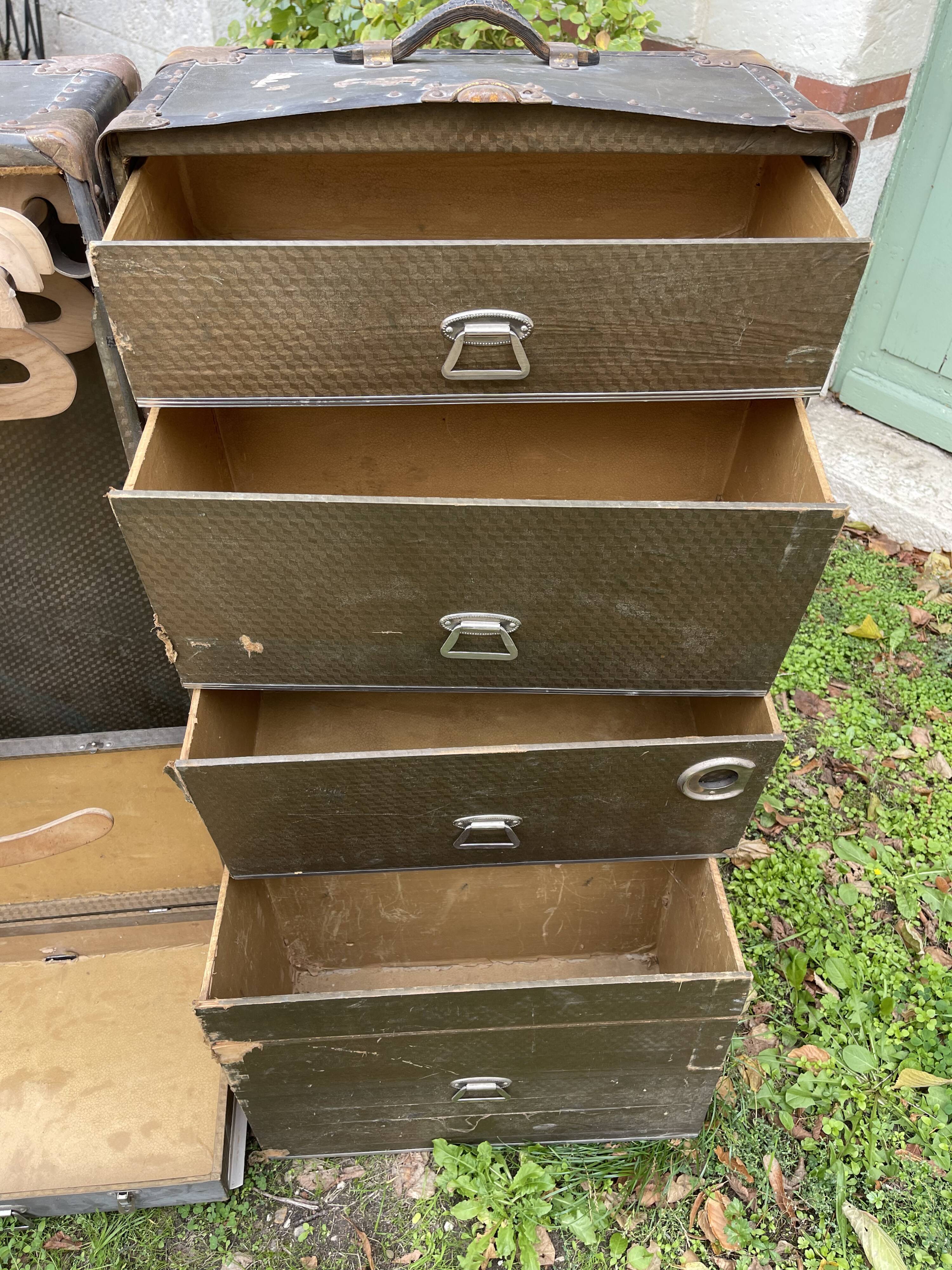 Vintage travel trunk