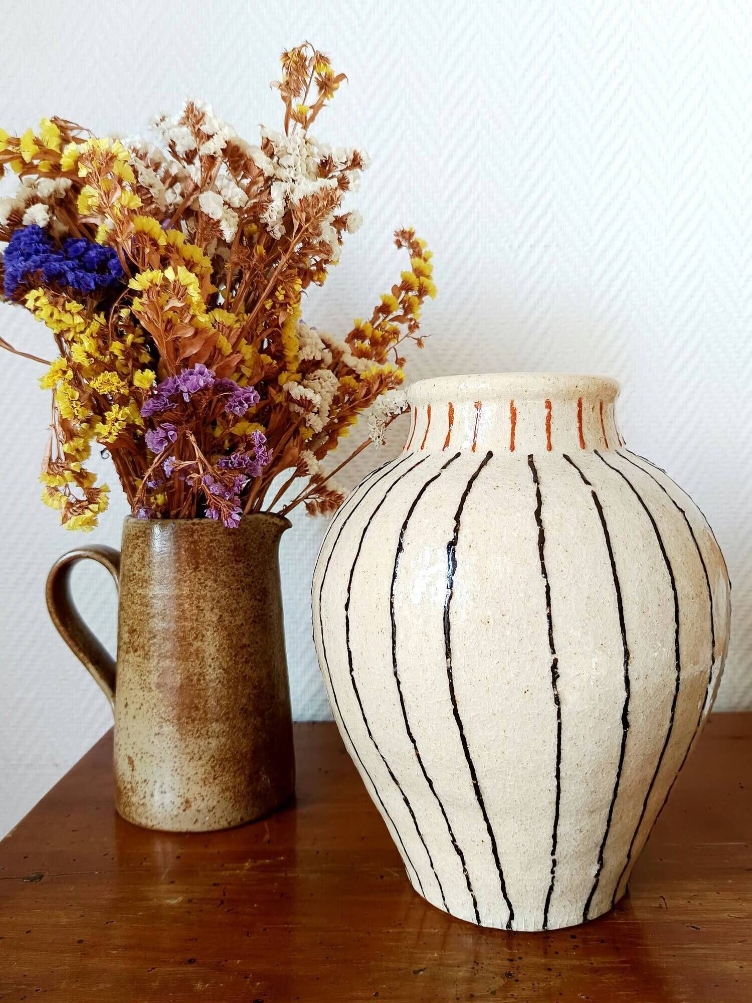 Brutalist ceramic vase