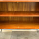 Small sideboard on hairpin legs, teak, 1960s