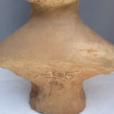Bust young woman in terracotta, signed, 30s