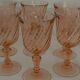 Set of 6 LUMINARC glass water glasses. Rosaline model.