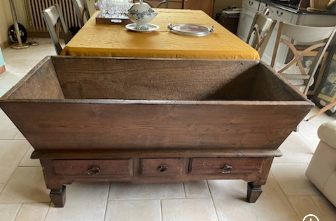 Dough mixer or old baker's kneading trough