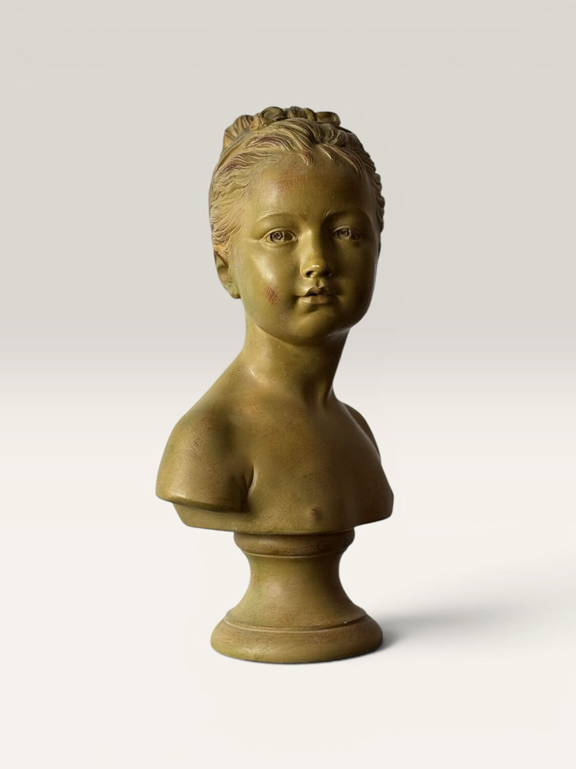 Buste d’enfant,  Louise Brongniart d’après Houdon