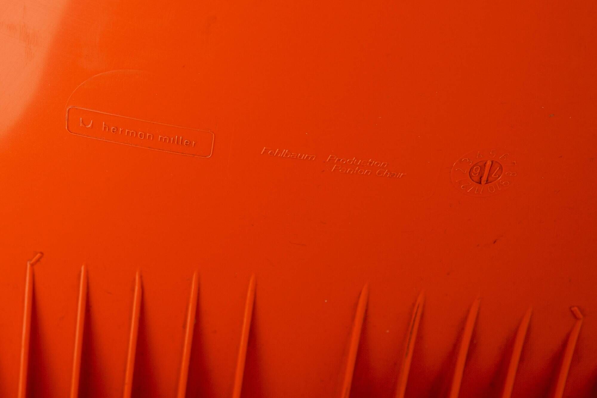 Panton Chair, 1970s, by Herman Miller, USA, Vintage
