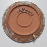 Assiette émaillée Vallauris