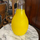 Large glass bottle lamp from the 70s