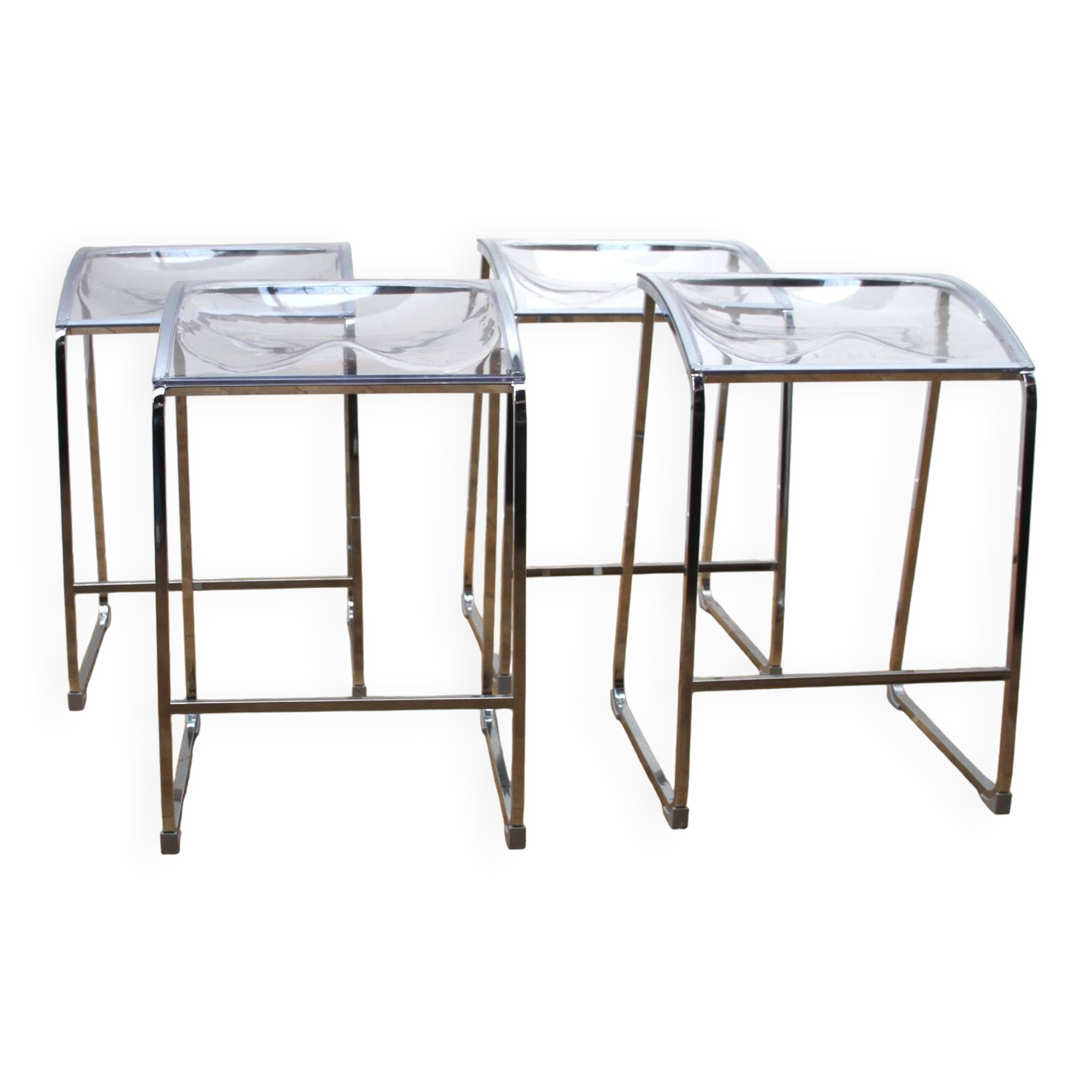 Suite of 4 Arod 500 armchairs, Pedrali