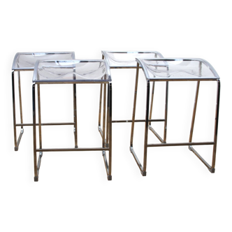 Suite of 4 Arod 500 armchairs, Pedrali