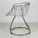 Chaise pan am chromée par Gastone Rinaldi pour rima