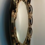 Black witch mirror of the 60s - 43cm