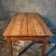 French rural farmhouse table with two drawers, 19th century.