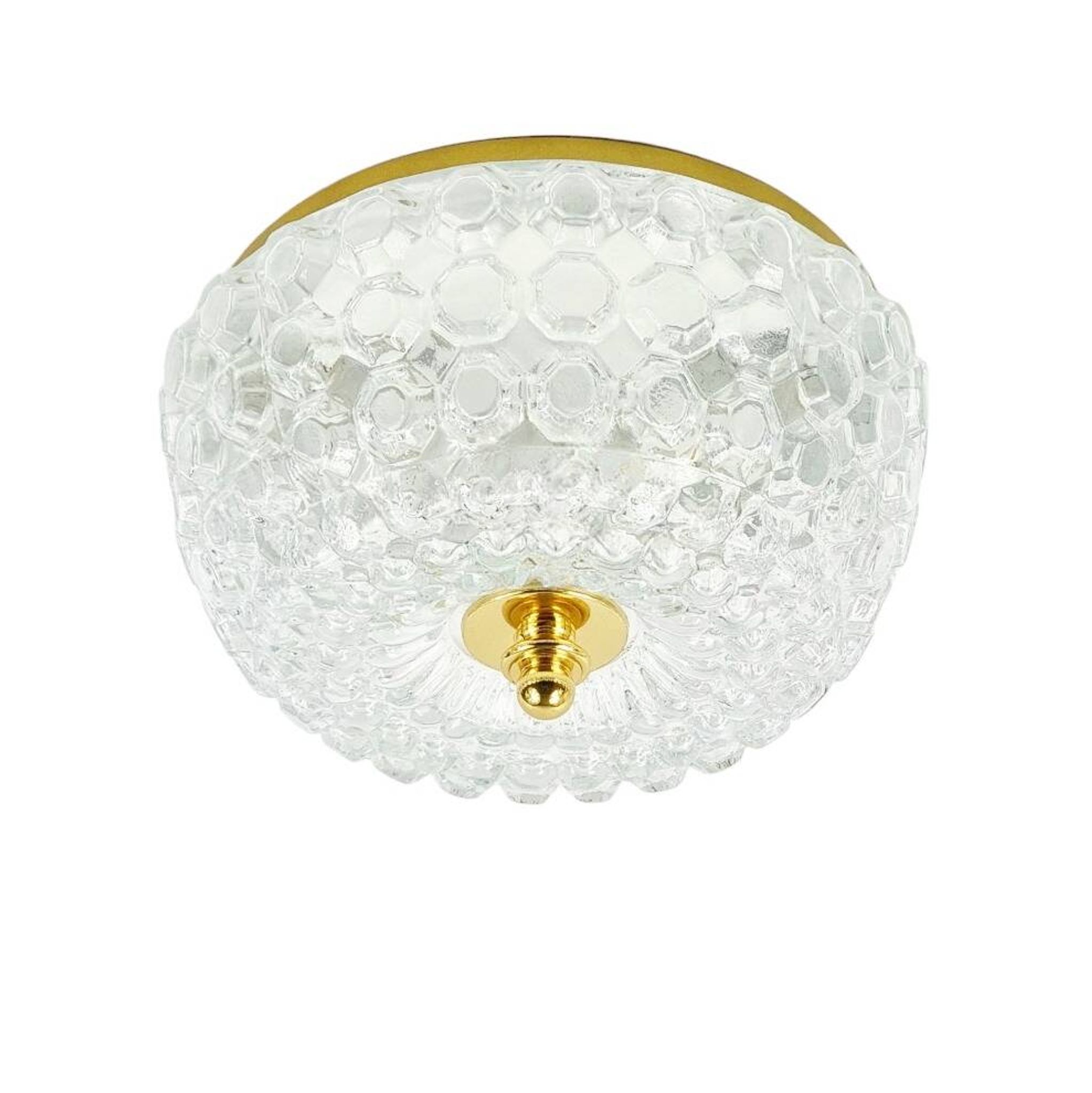 Mid-Century Bubble Glass Ceiling Light / Wall Light by H. Tynell, 1960s