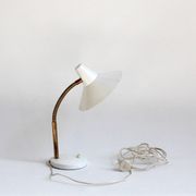 Vintage metal lacquered table/desk lamp