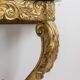 Louis XV period carved and gilded wooden console. Circa 1880.