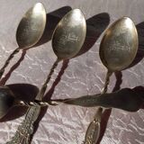 4 Silver teaspoons