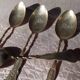4 Silver teaspoons