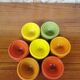 Set of 7 vintage Tupperware egg cups