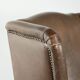 Large sheepskin wingback armchair with beautiful warm colours