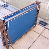 Transat relaxes folding lounge chair Lafuma Chantazur 60 vintage