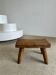 Stool in blond teak