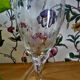 Six 40s champagne flutes - Antique crystal glasses