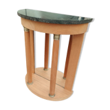 Old empire style console with marble top