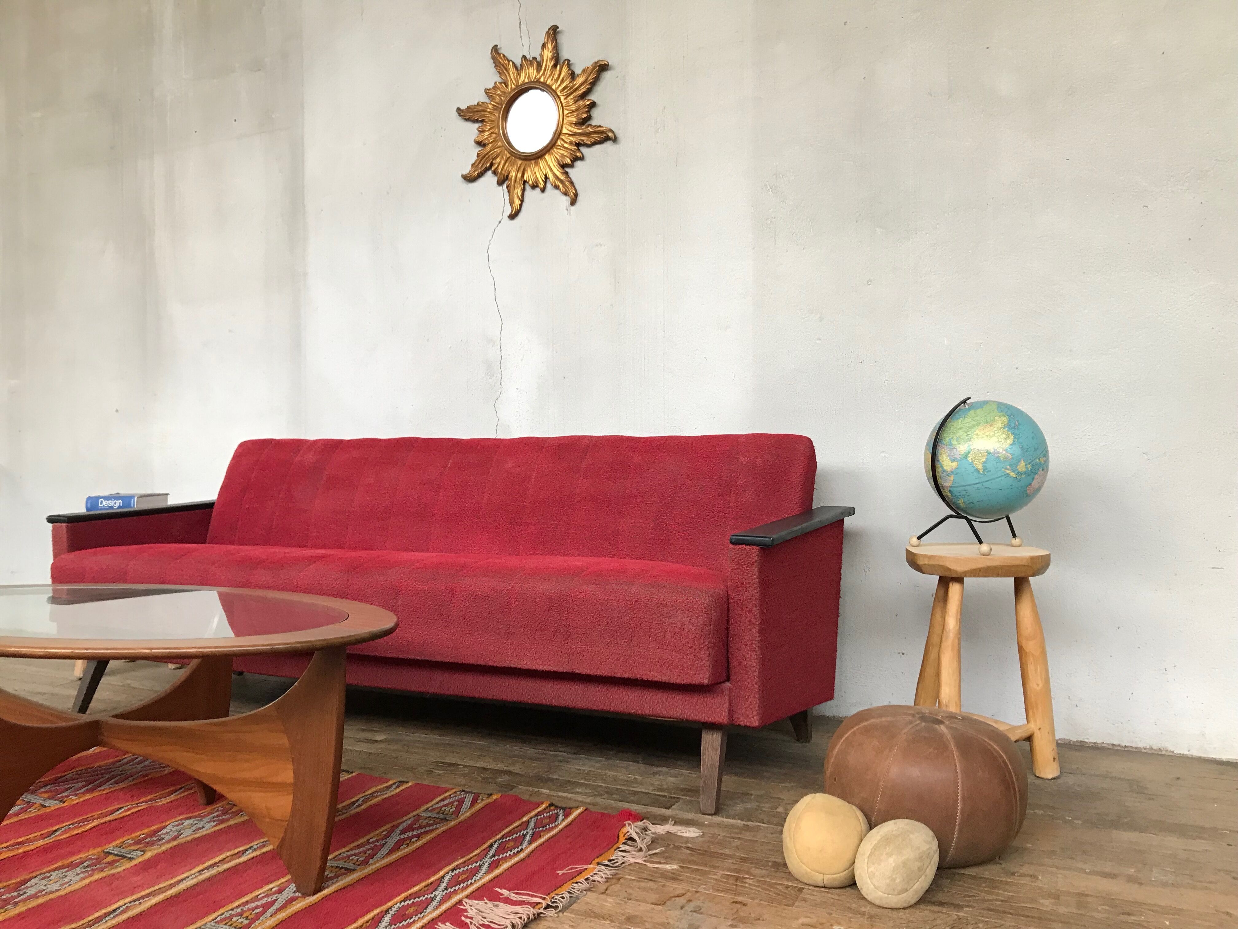 Vintage sofa says daybed from 1950s 1960s design