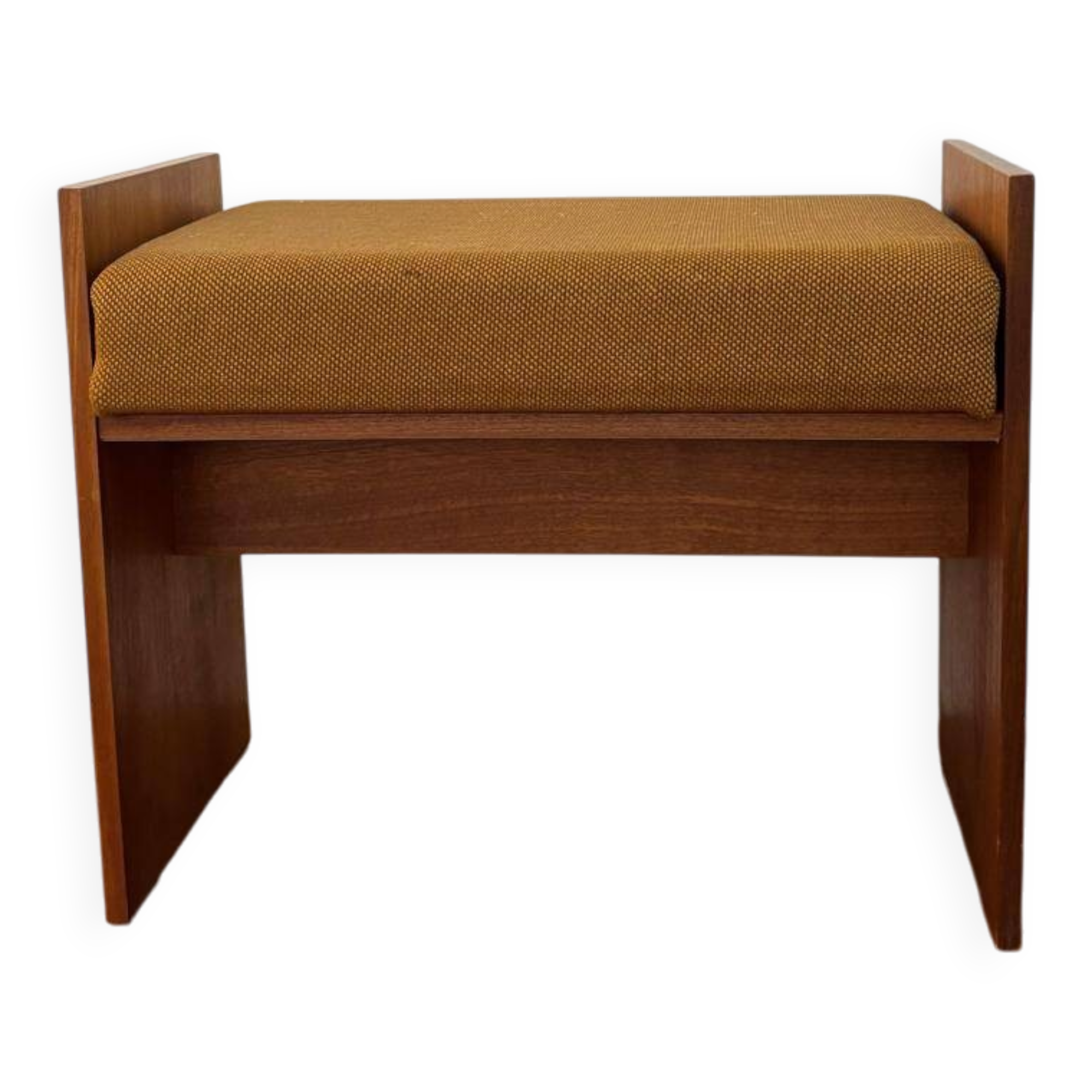 Wooden stool in minimalist style
