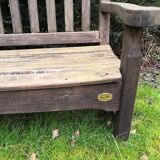 Wooden garden bench Ateliers Georges Mahot