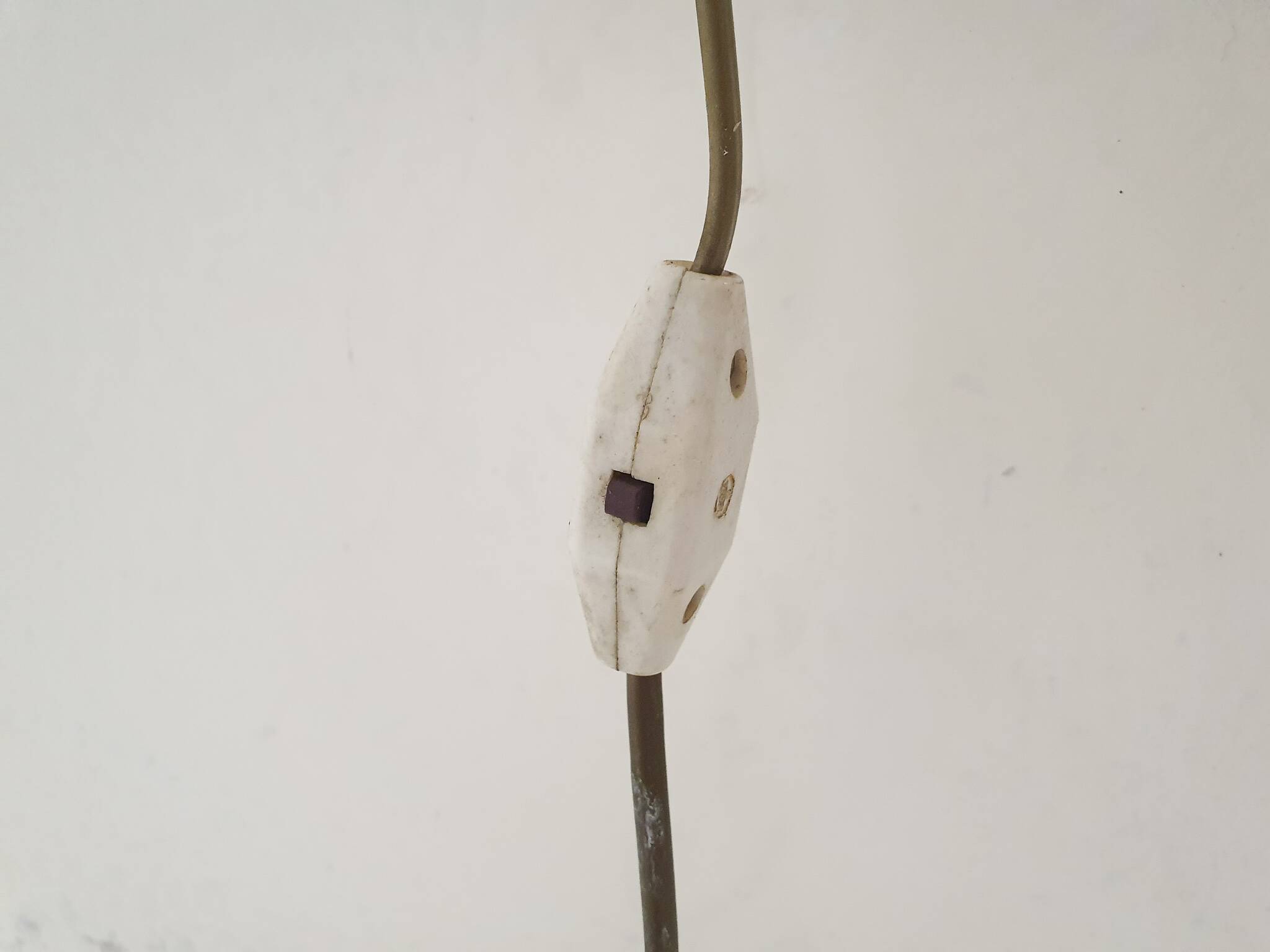 Hollywood regency brass table light, Italy 1950's