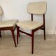 Chaises bois et skai