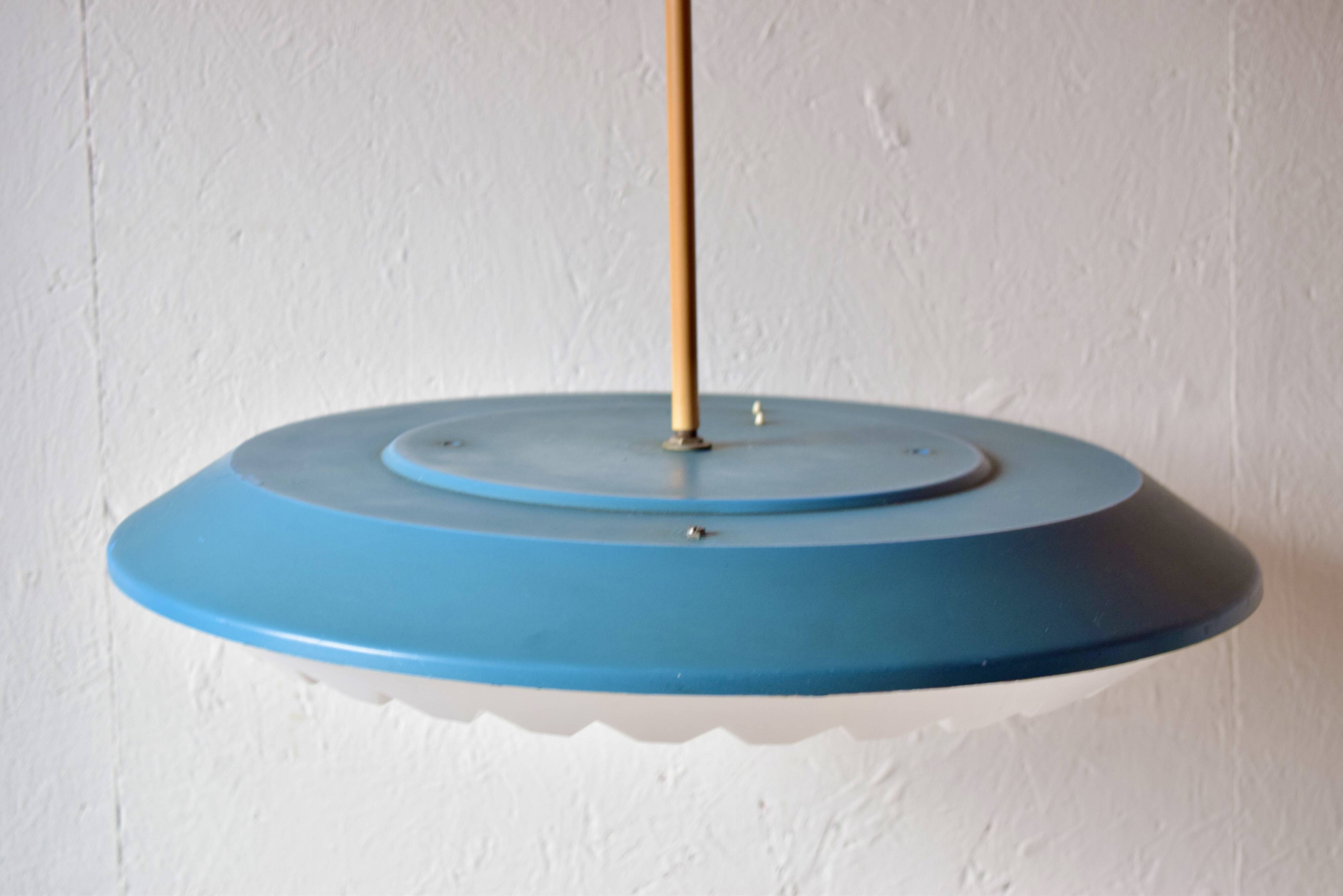 UFO pendant light - Space Age Design chandelier - 1970s
