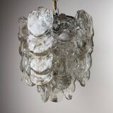 Vintage Murano glass chandelier by Mazzega, Italy 1970s