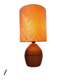 Wooden bedside lamp, 1970