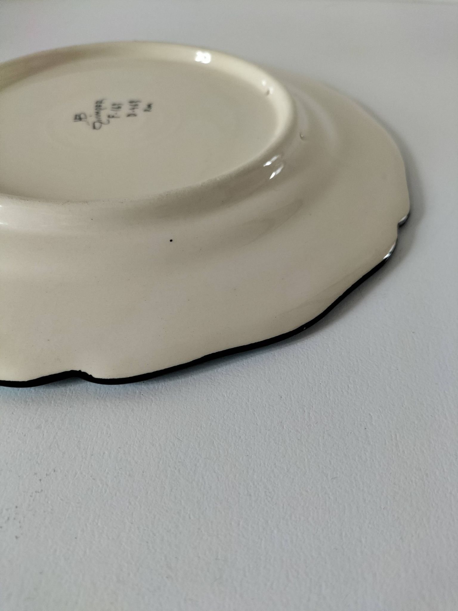 Assiette vintage HB Quimper