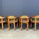 CJ Rosengaarden pine wood dining set - set of 5 - 1970s
