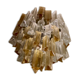 Lustre Tiedri en cristal ambré