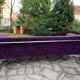 Set of 2 purple Cassina Nest sofas