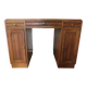 Vintage Art Deco schoolmaster's desk - double-sided - solid wood - 1940s/50s