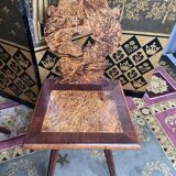 Suite of 4 Alsatian chairs in elm magnifying glass