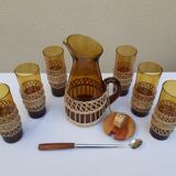 Service à orangeade vintage