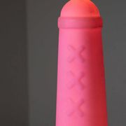 Amsterdamse Pole floor lamps in pink for Bijenkorf, 1990s