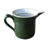 Pot à lait en porcelaine verte et blanche