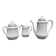 Limoges art porcelain coffee service manufactured by PP