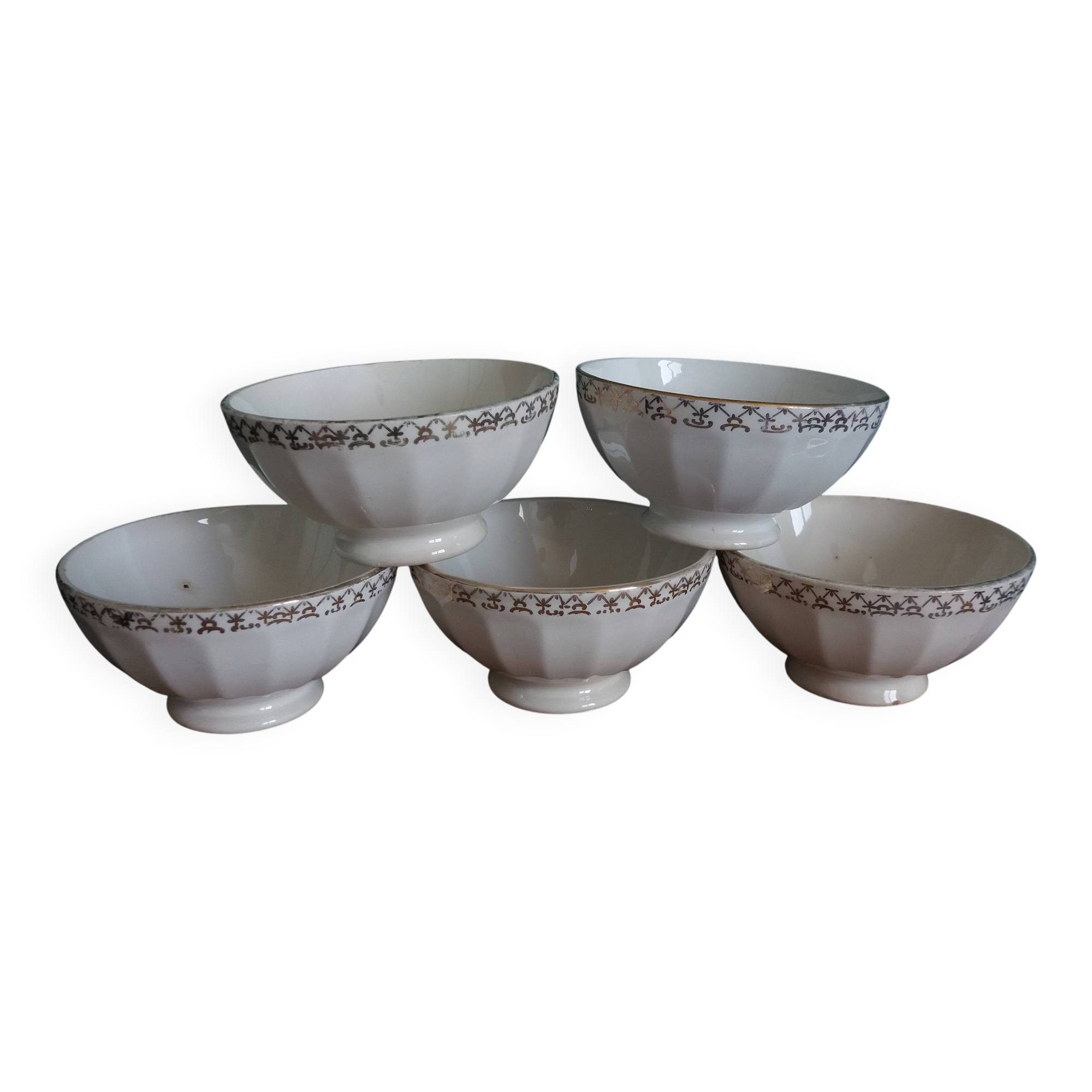 Ribbed bowls Orchies Moulin des Loups and others