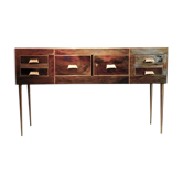 Murano glass "oil" console, 1970/1980