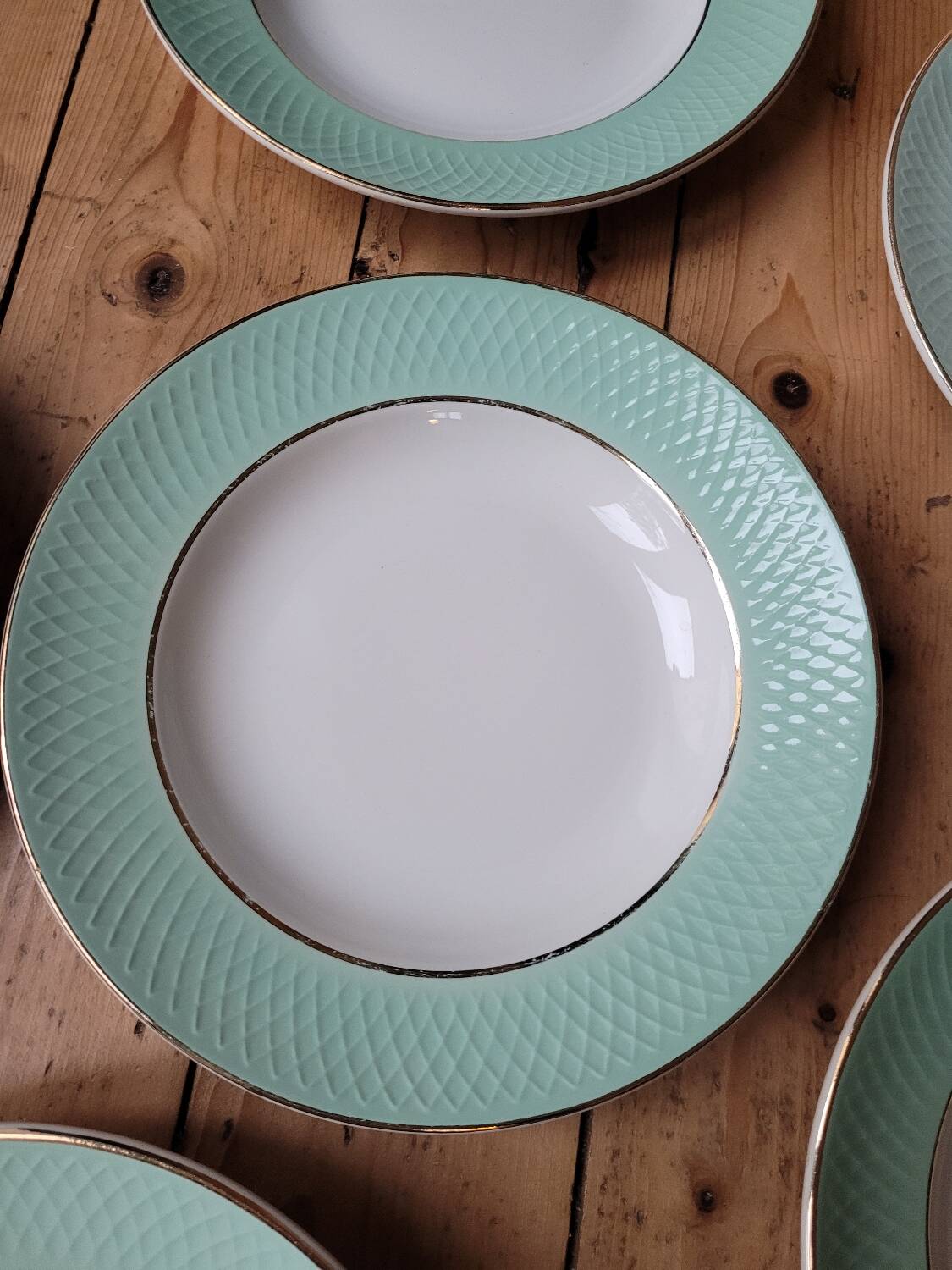 6 soup plates “Café Gilbert” Orchies Moulin des Loups