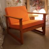 Pair of cubic armchairs